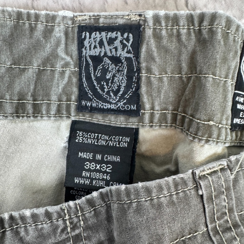 Kuhl Revolvr Pants Mens 38x32 Vintage Patina Dye Outdoor Hiking Distressed Y2K - Picture 5 of 12